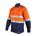 Cotton FR Hi Vis Work Safety Shirt